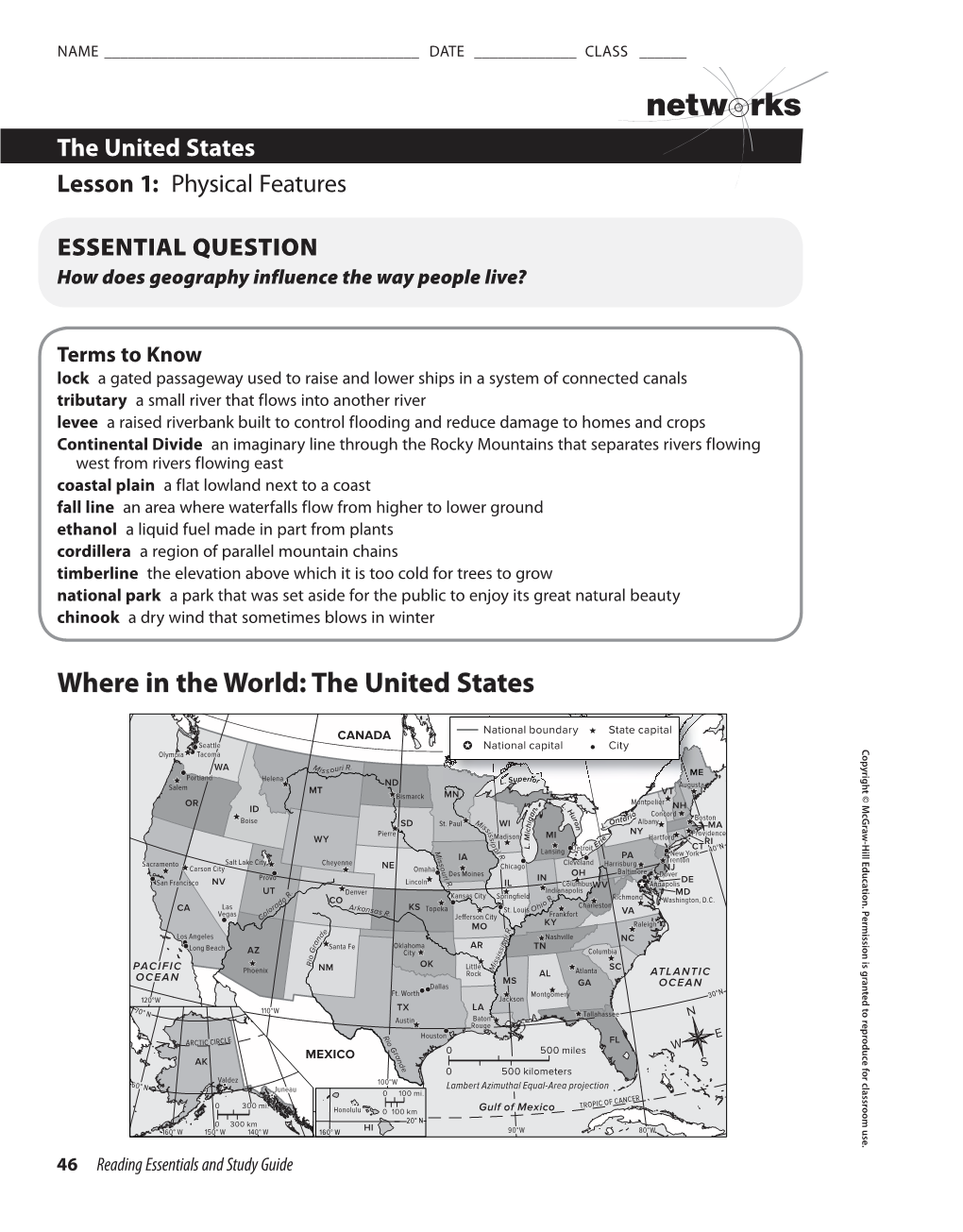 Where in the World: the United States