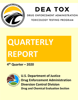 4Th Quarter 2020 DEA