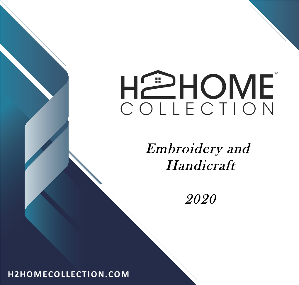 Embroidery and Handicraft 2020