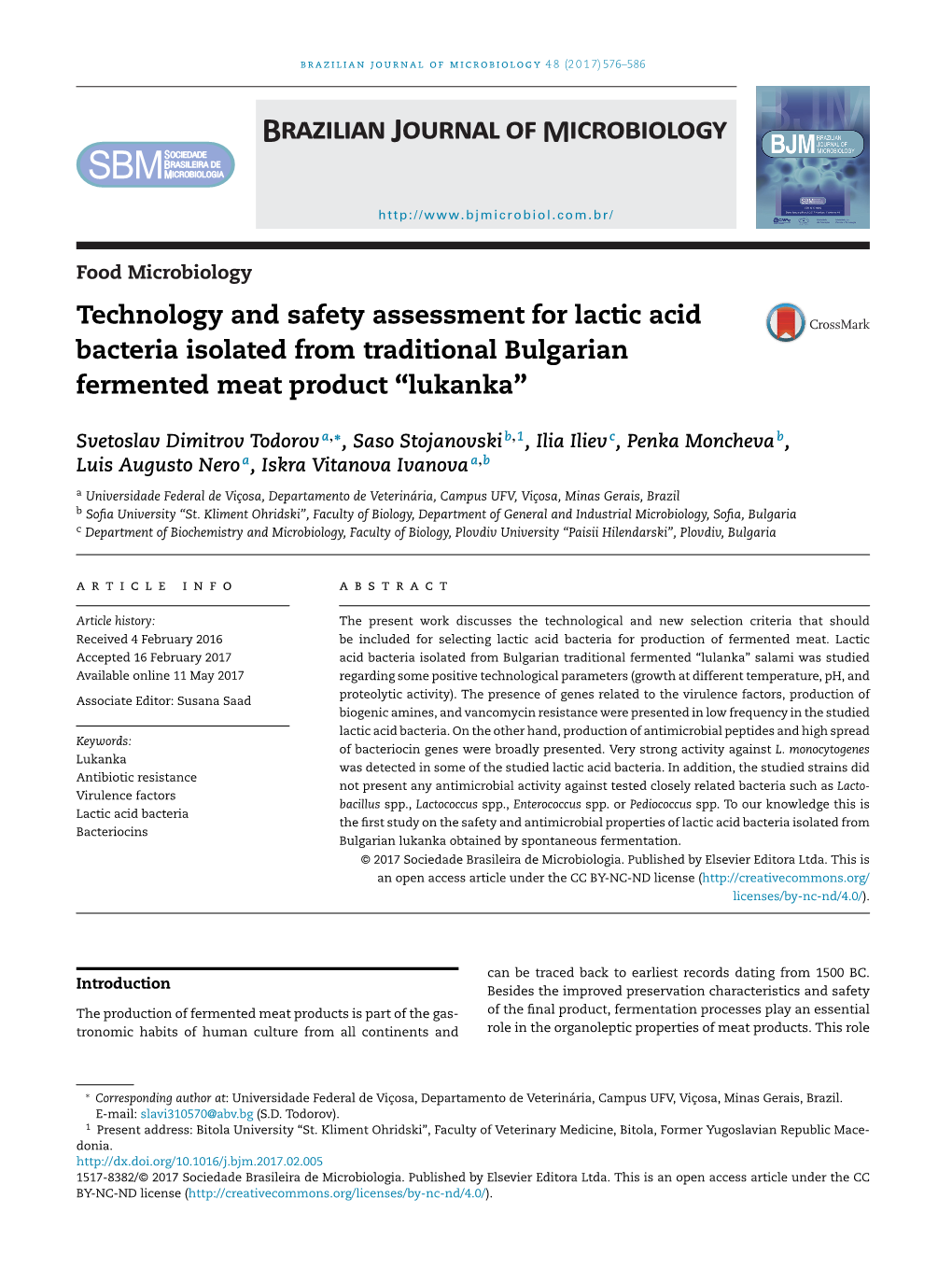 Technology and Safety Assessment for Lactic Acid Bacteria