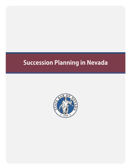 Succession Planning in Nevada