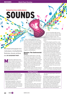 Comparing Linux Media Players Rahul Tiwari, 123RF Sounds