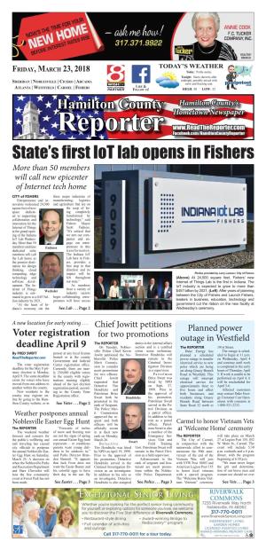 State's First Iot Lab Opens in Fishers