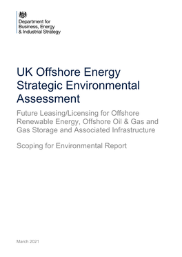 UK Offshore Energy Strategic Environmental Assessment