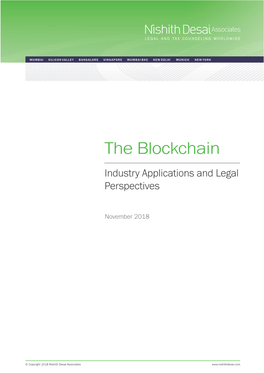 The Blockchain: Industry Applications and Legal Perspectives