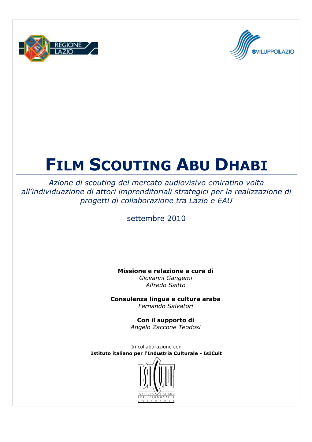 Film Scouting Abu Dhabi