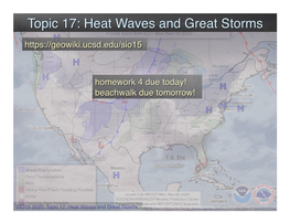 SIO15 2020: Topic 17: Heat Waves and Great Storms