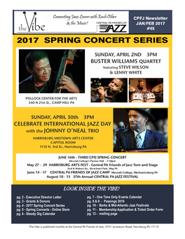 2017 Spring Concert Series