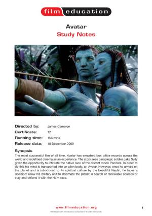 Avatar Study Notes