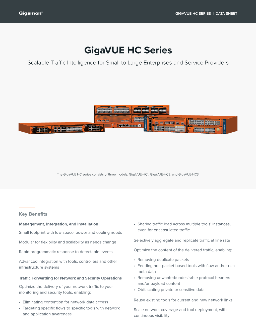 Gigavue HC Series Data Sheet