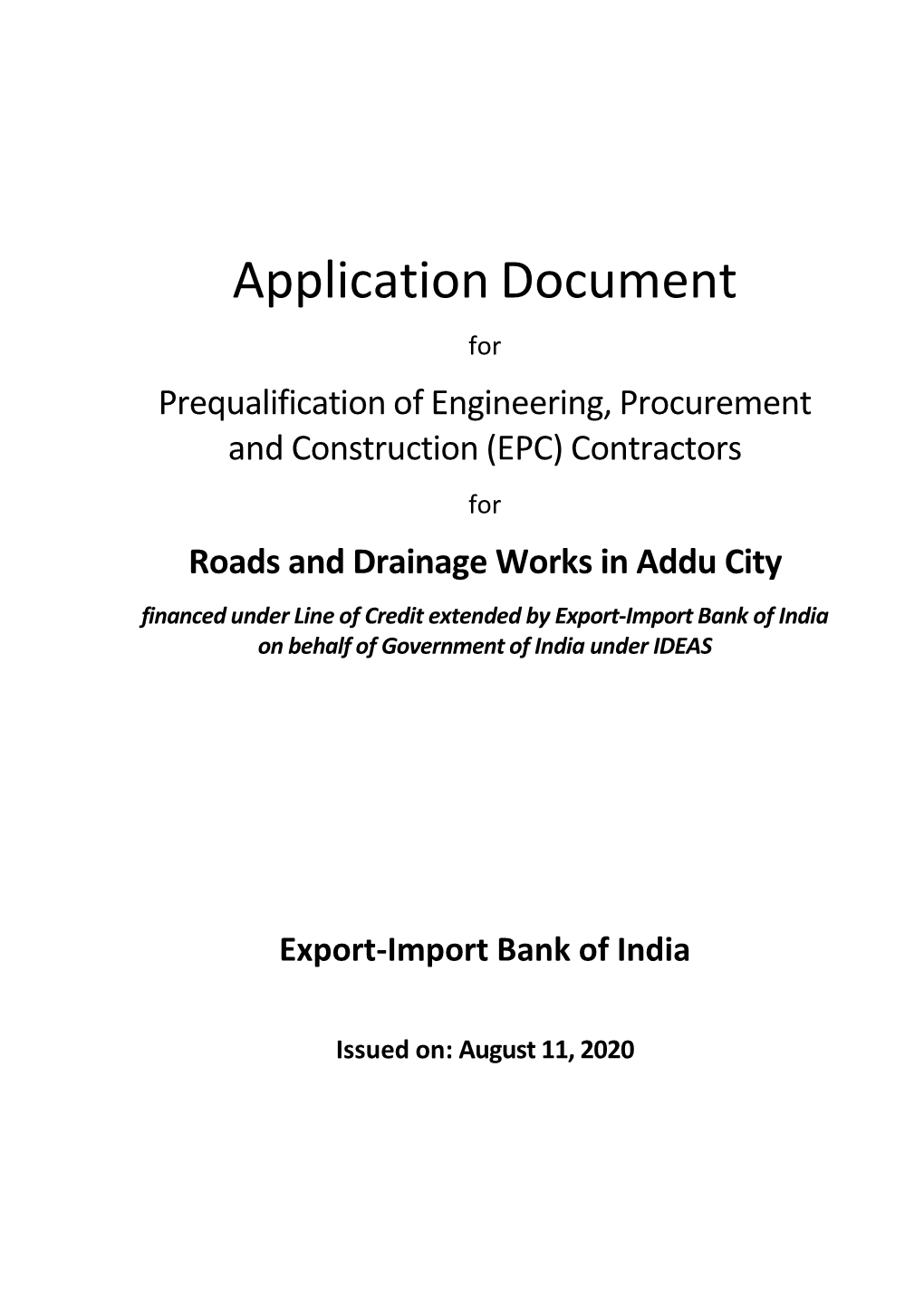 Application Document