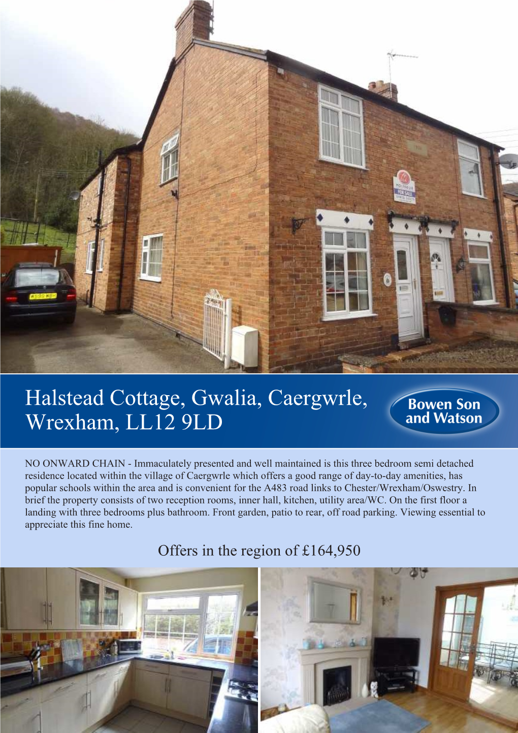 Halstead Cottage, Gwalia, Caergwrle, Wrexham, LL12 9LD