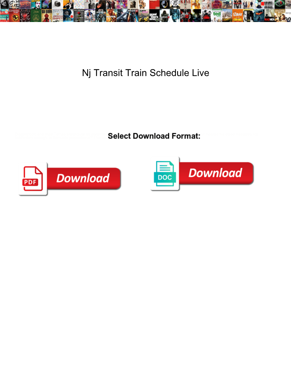 Nj Transit Train Schedule Live