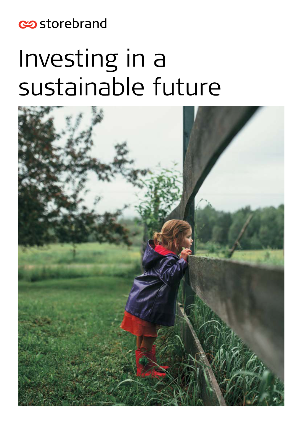 Investing in a Sustainable Future STOREBRAND ANNUAL REPORT 2018