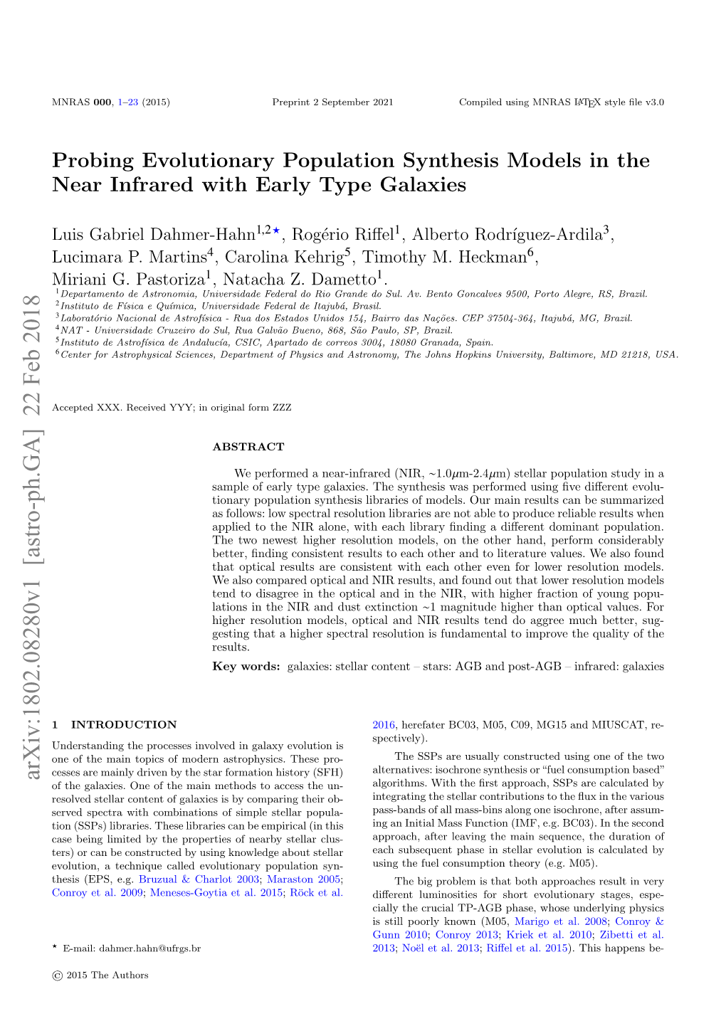 Probing Evolutionary Population Synthesis Models in the Near Infrared with Early Type Galaxies