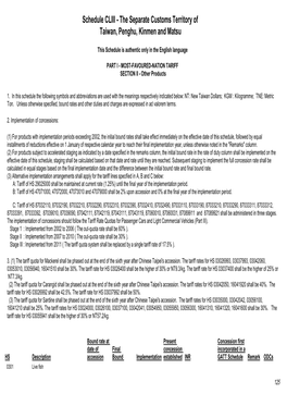The Separate Customs Territory of Taiwan, Penghu, Kinmen and Matsu