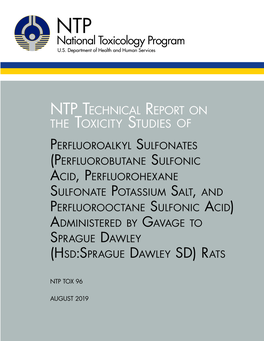 TOX-96 Report Series: NTP Toxicity Report Series Report Series Number: 96 Official Citation: National Toxicology Program (NTP)