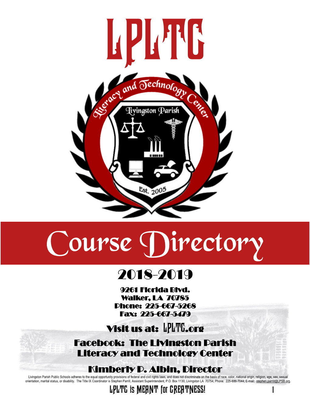 Course Directory