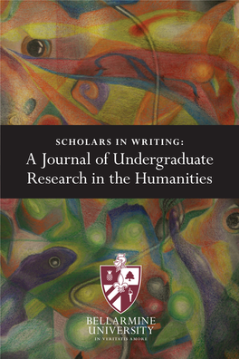 A Journal of Undergraduate Research in the Humanities Editorial Board