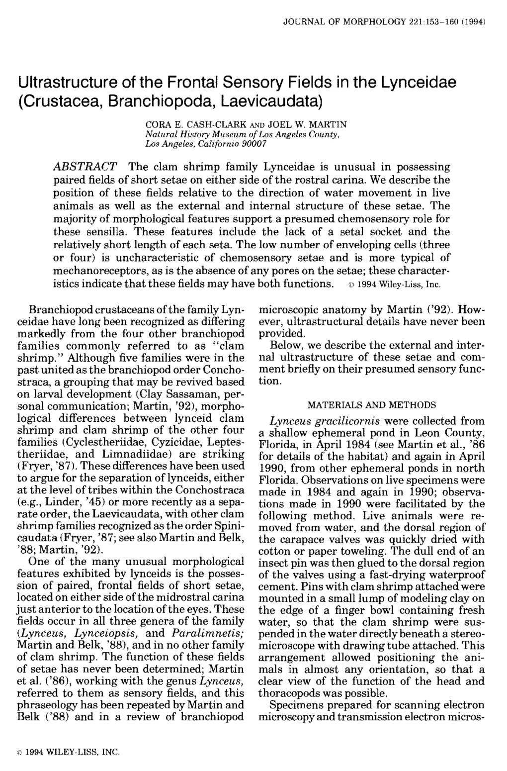 Checklist of the Anostraca