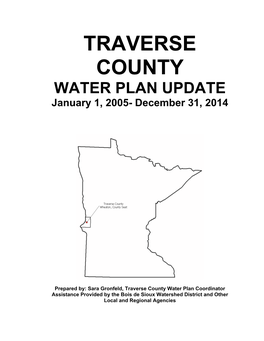 The Traverse County Comprehensive Local Water Plan