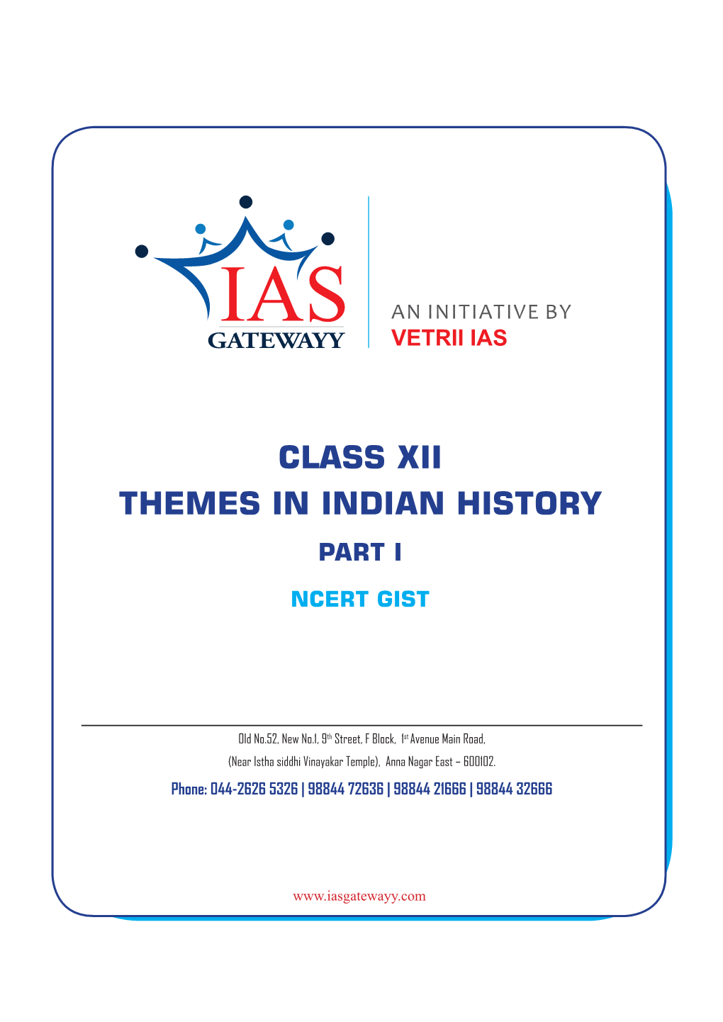 Class Xii Themes in Indian History Part I