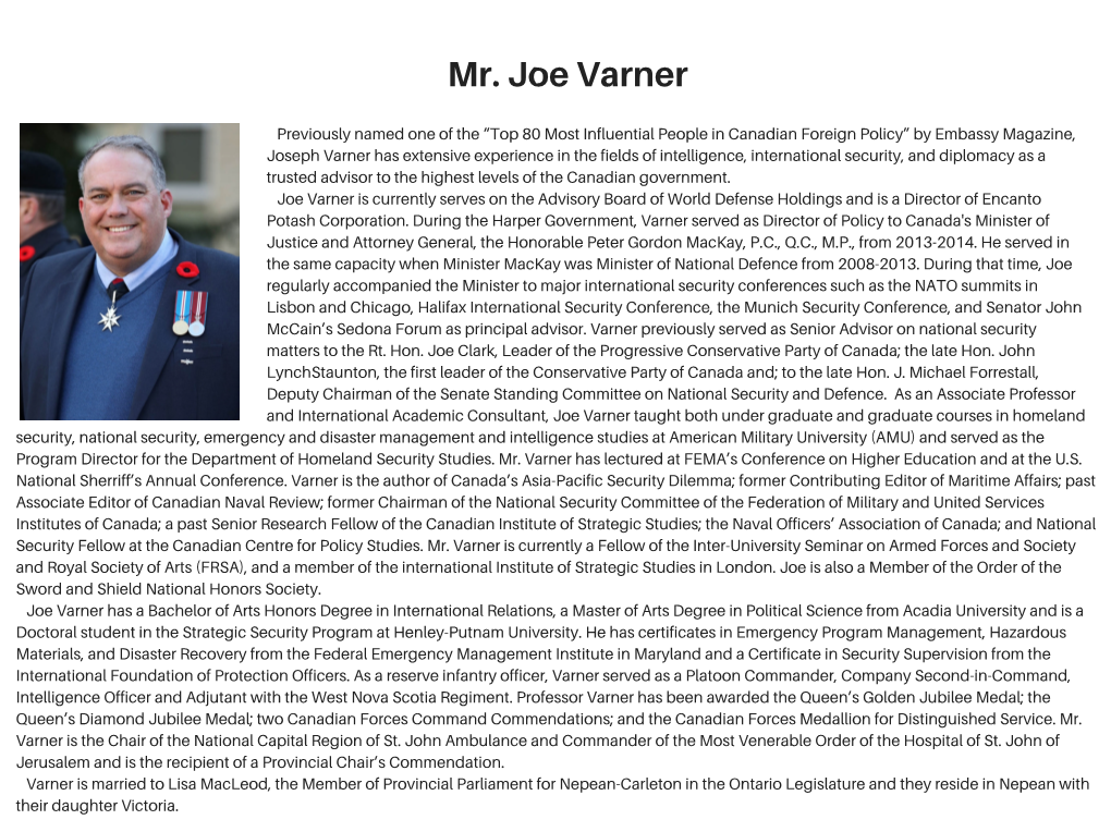 Mr. Joe Varner