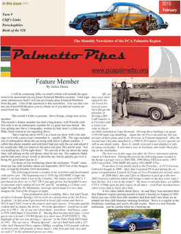 Palmetto Pipes February 2015