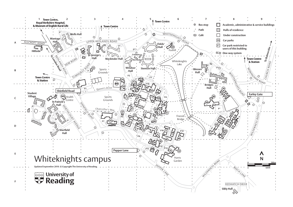 Whiteknights Campus (BW)