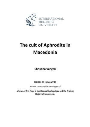 The Cult of Aphrodite in Macedonia