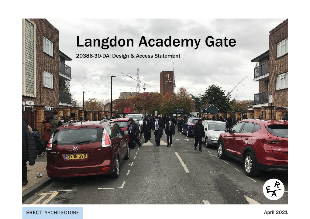 Langdon Academy Gate 20386-30-DA: Design & Access Statement