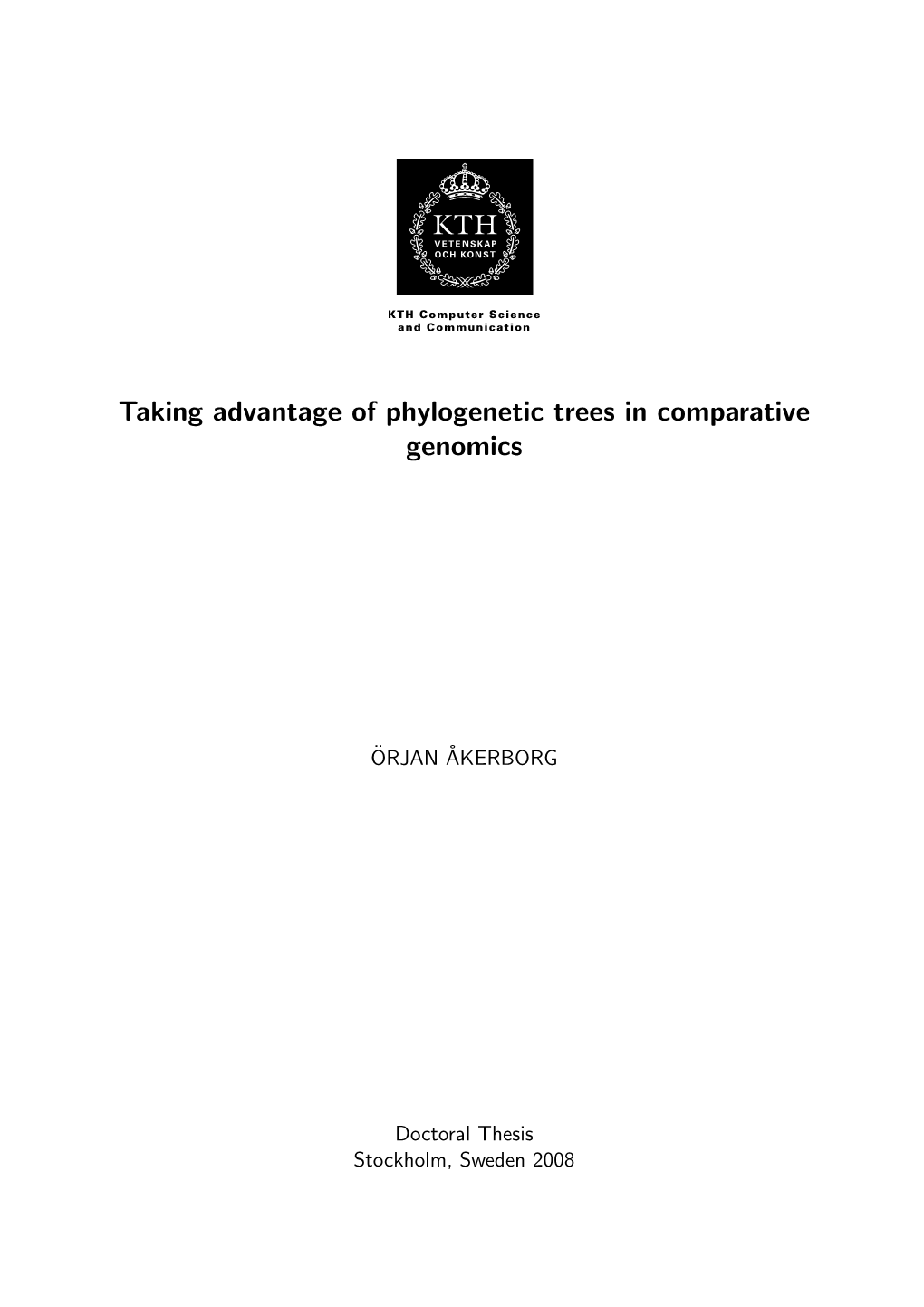 Taking Advantage of Phylogenetic Trees in Comparative Genomics