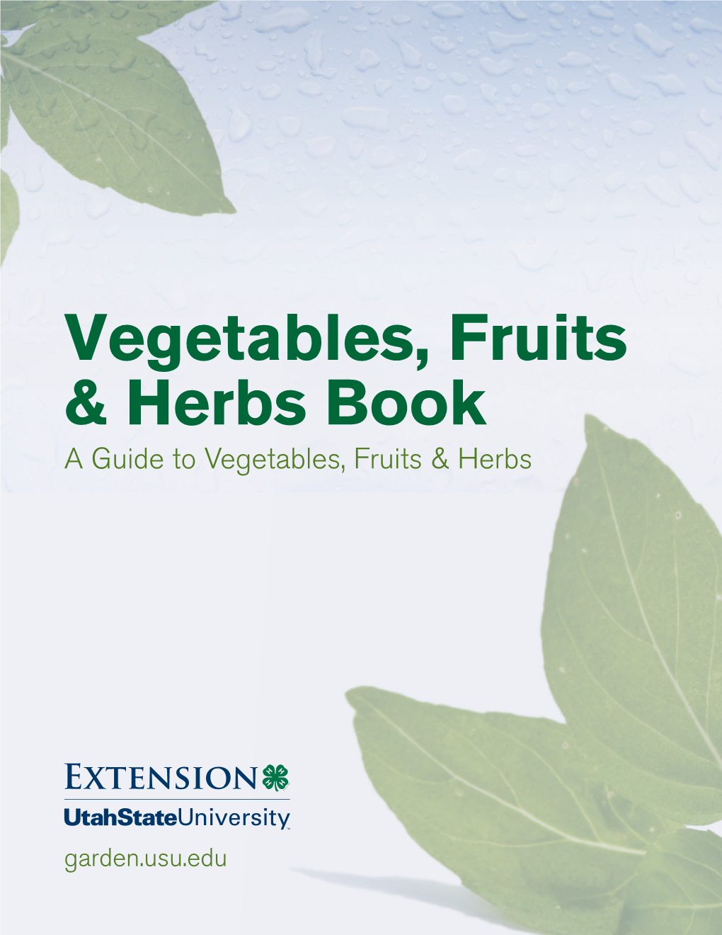 Vegetables, Fruits & Herbs Book