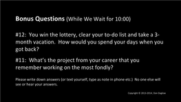 10 Questions: Am I Ready to Go Indie? Don Daglow GDC 2014 San