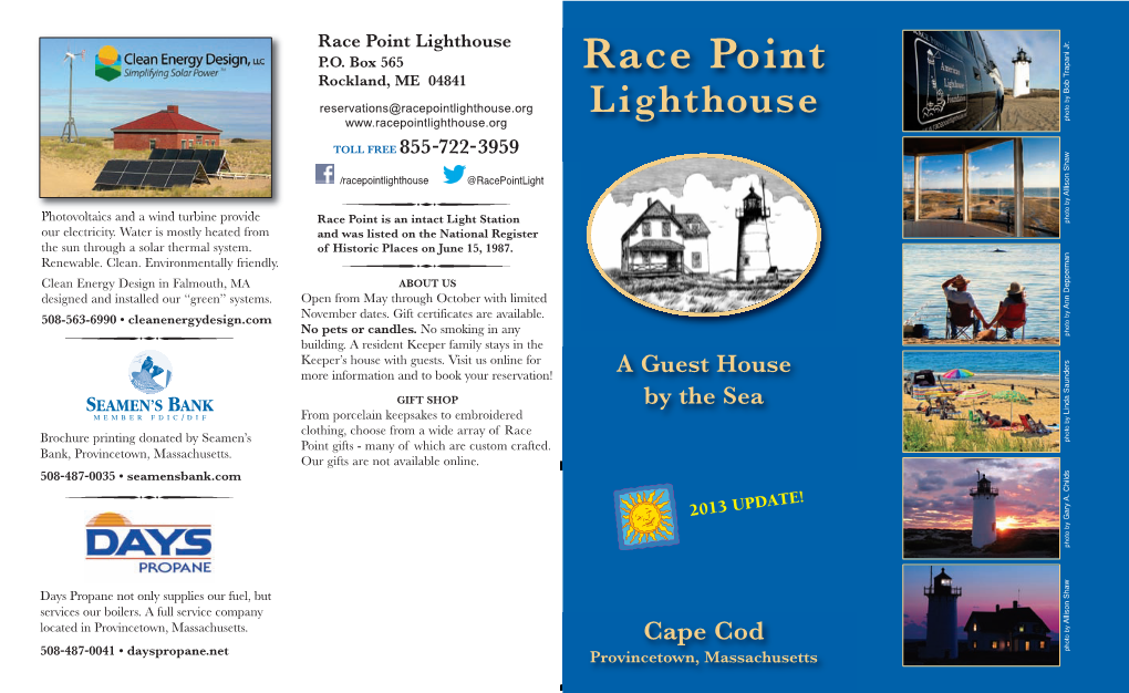 Race Point Lighthouse J R P.O