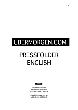 Ubermorgen.Com Pressfolder English