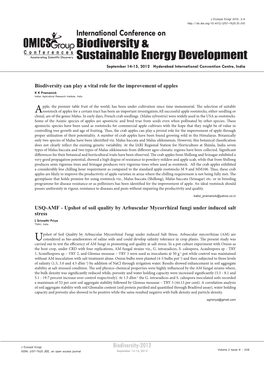 Biodiversity & Sustainable Energy Development