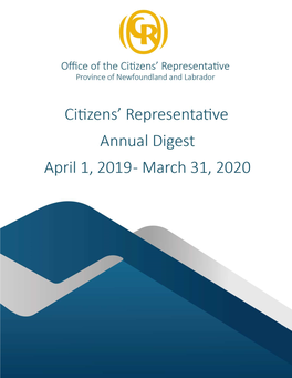 OCR Annual Digest 2019-2020