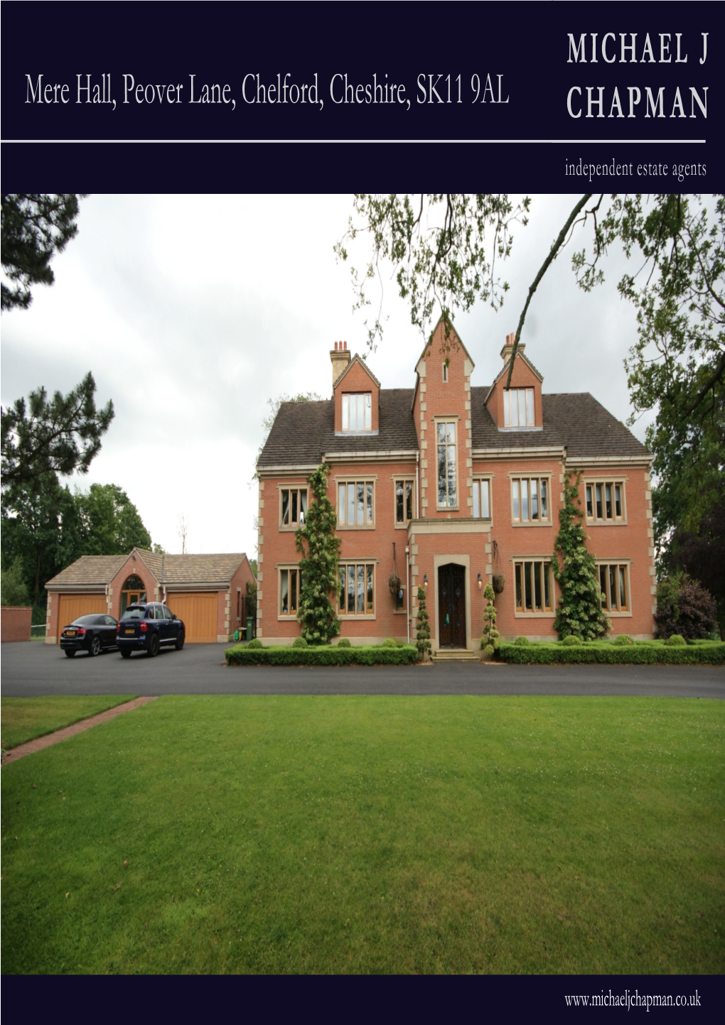 Mere Hall, Peover Lane, Chelford, Cheshire, SK11 9AL