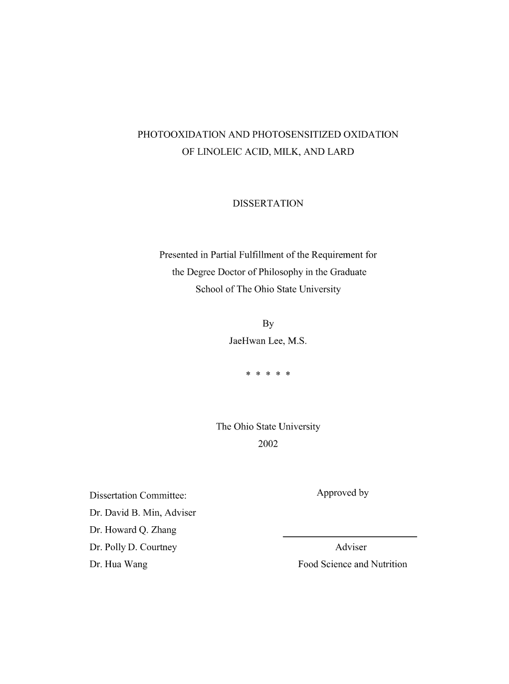 Photooxidation and Photosensitized Oxidation of Linoleic Acid, Milk, and Lard