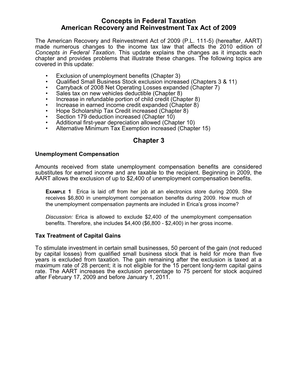 Chapter 10 - Section 179 and Additional 1St Year Depreciation