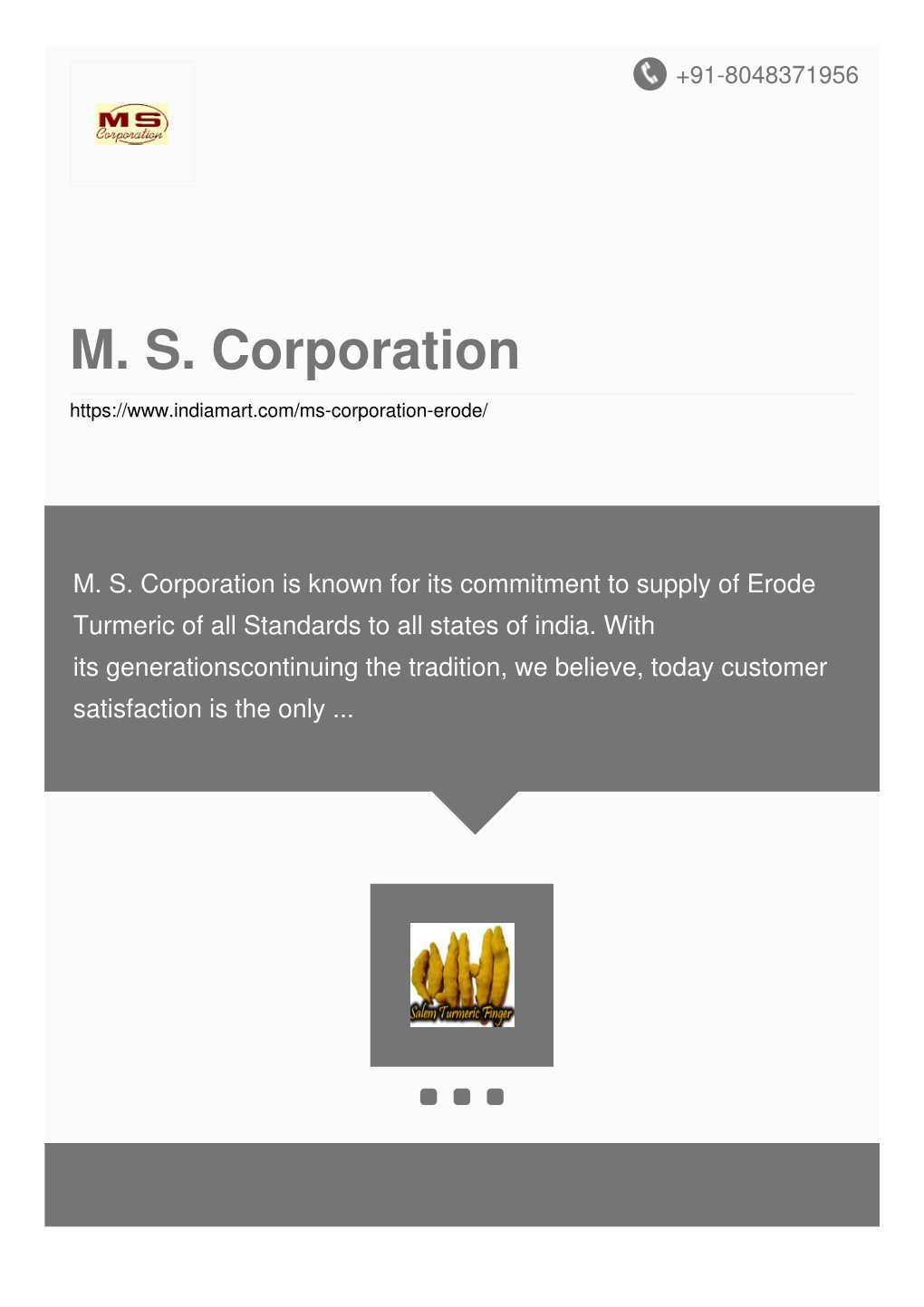 MS Corporation