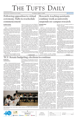 The Tufts Daily Volume Lxxix, Issue 35