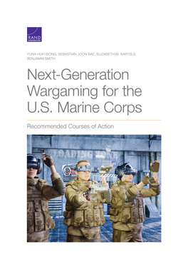 Next-Generation Wargaming for the US Marine Corps