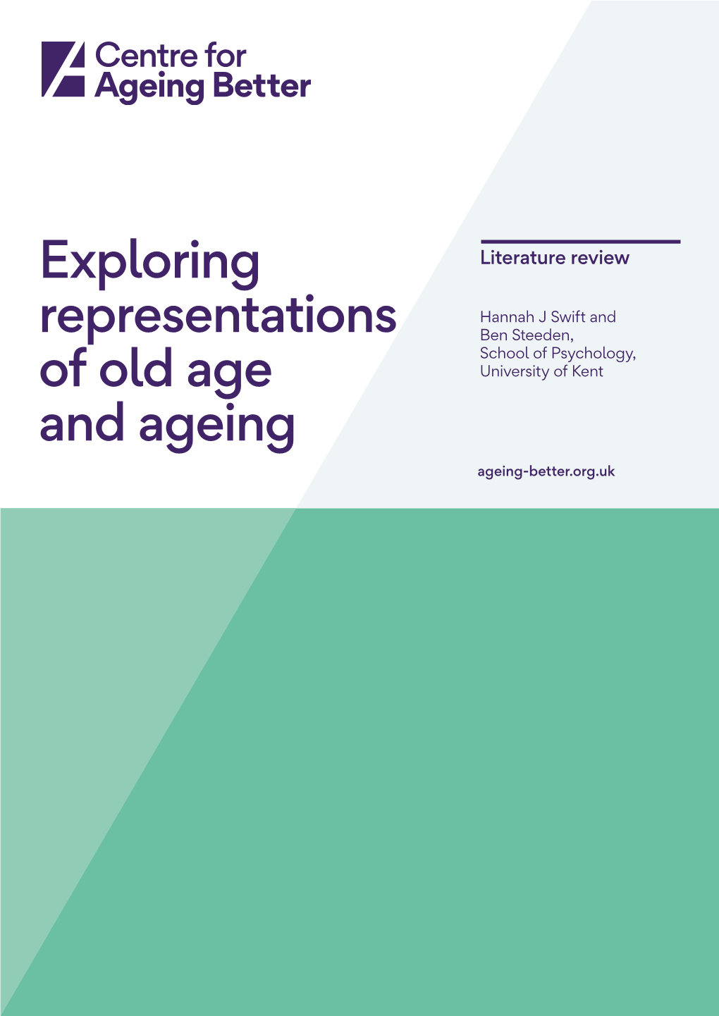 Exploring Representations of Old Age and Ageing Contents