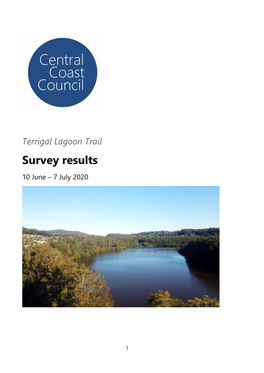 Terrigal Lagoon Trail Survey Results