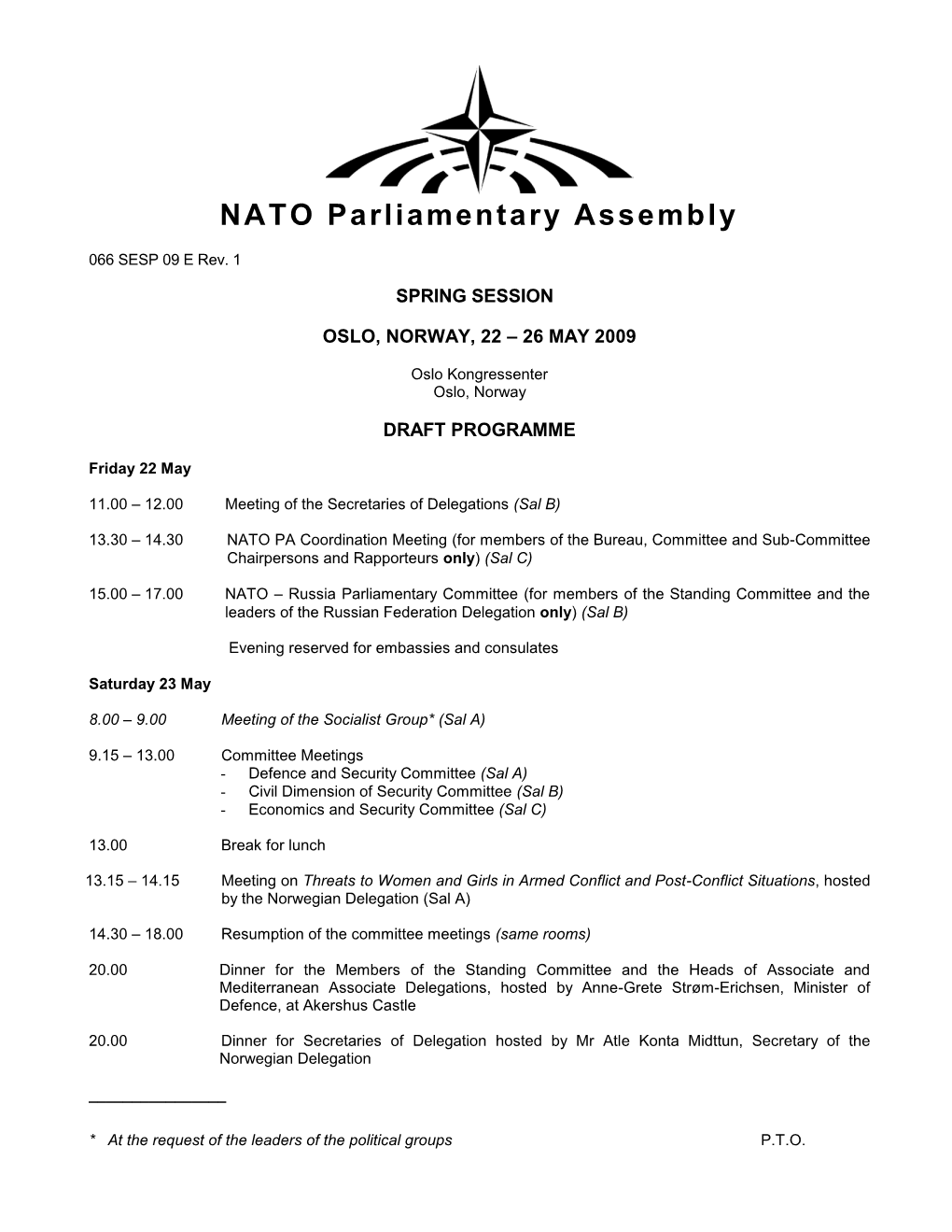 NATO Parliamentary Assembly