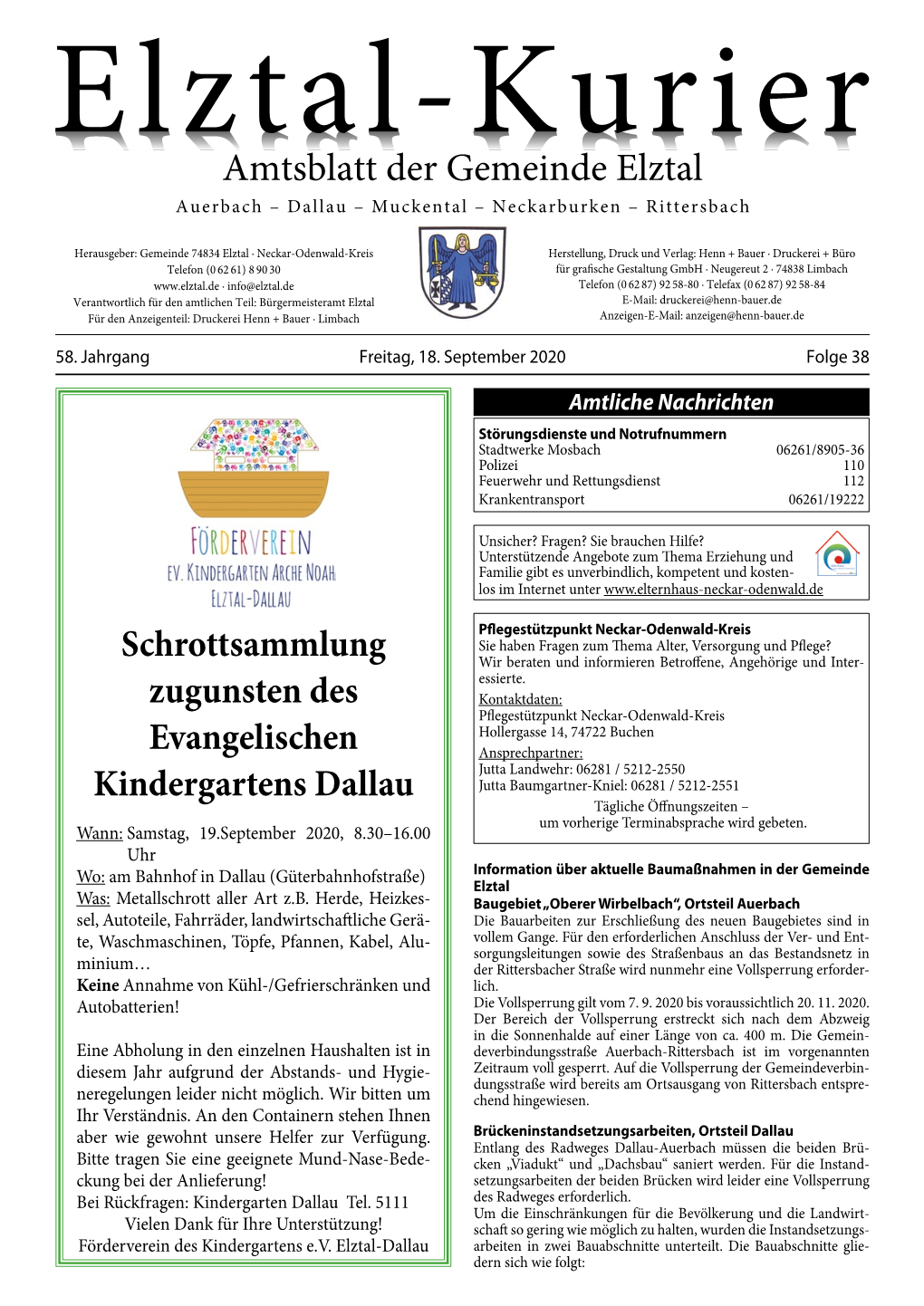 Amtsblatt KW 38