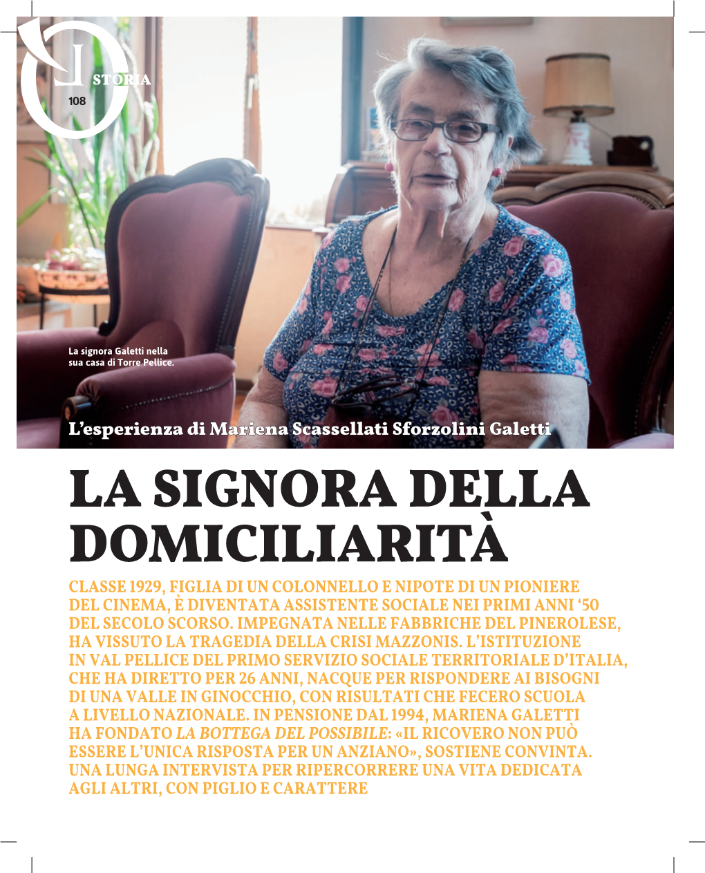 La Signora Della Domiciliarità