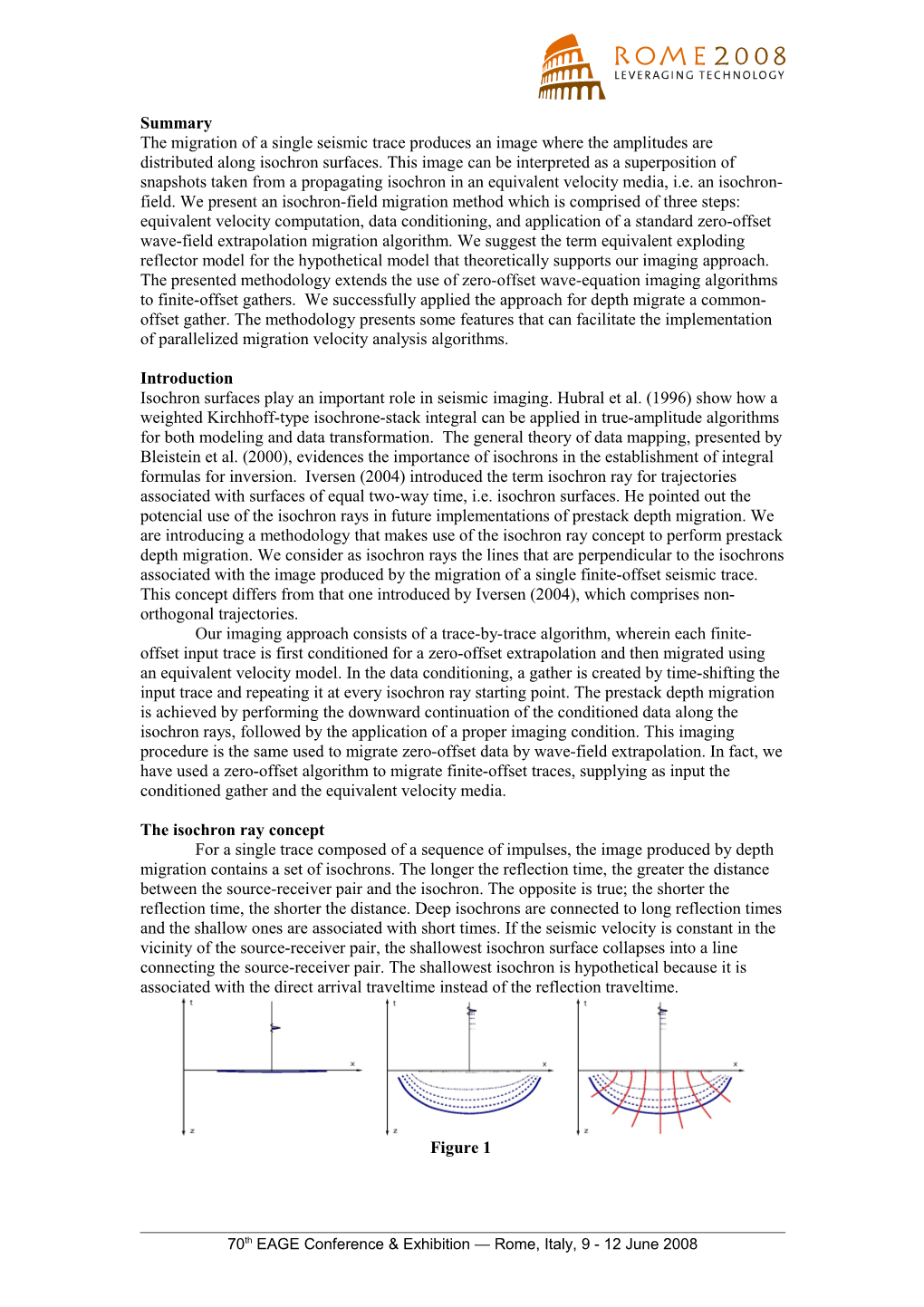 The Isochron Ray Concept